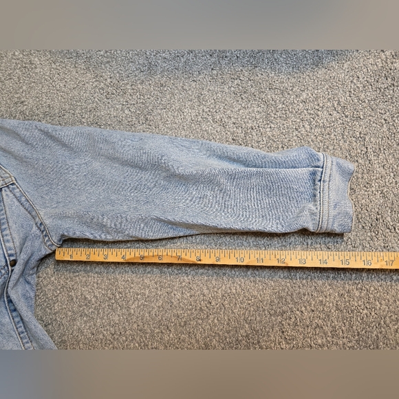 Brand Caroche Vintage Retro Denim Cinched Waist Jacket Countryside Chic - Picture 7 of 8